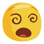 声がでなくて焦っている顔