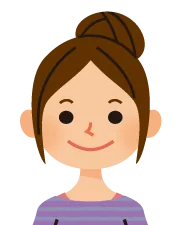 笑顔で自信がある女性