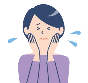 悩んでいる女性