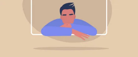 孤独を感じる男性