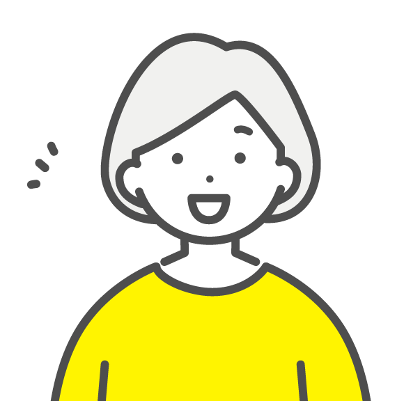 幸せそうな女性