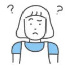疑問を浮かべた女性