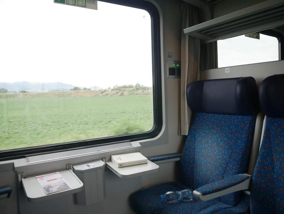 チェコからドイツへ列車移動