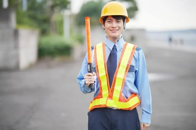 警備員の男性