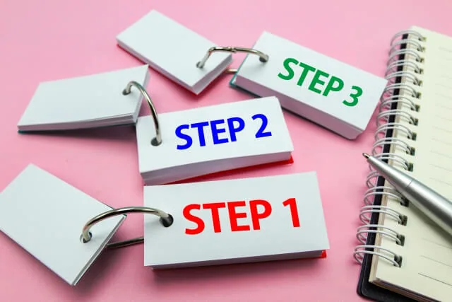 ステップ1,2,3の画像