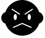 悩んだ顔