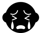 悩んだ顔