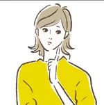 悩んだ顔の女性