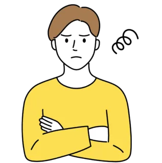 考えている男性