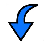 ネガティブな↓