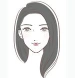 女性の顔