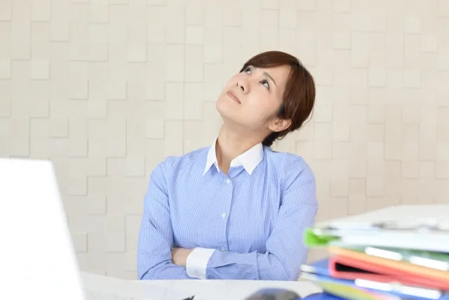 仕事を続けられるか不安