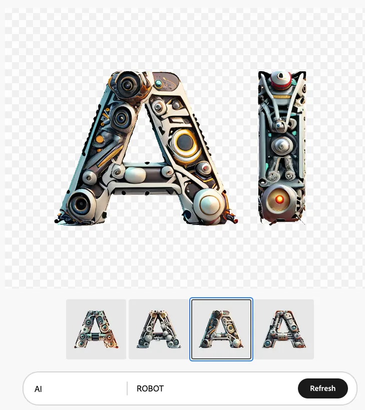 AIという飾り文字