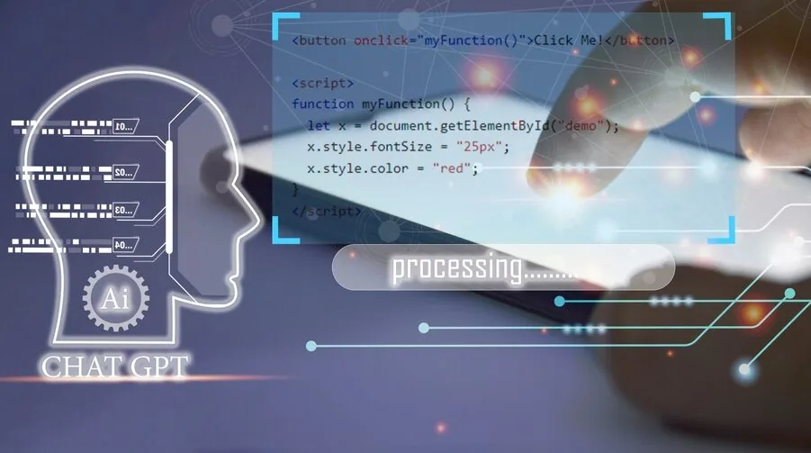 CHAT GPTで学習している様子