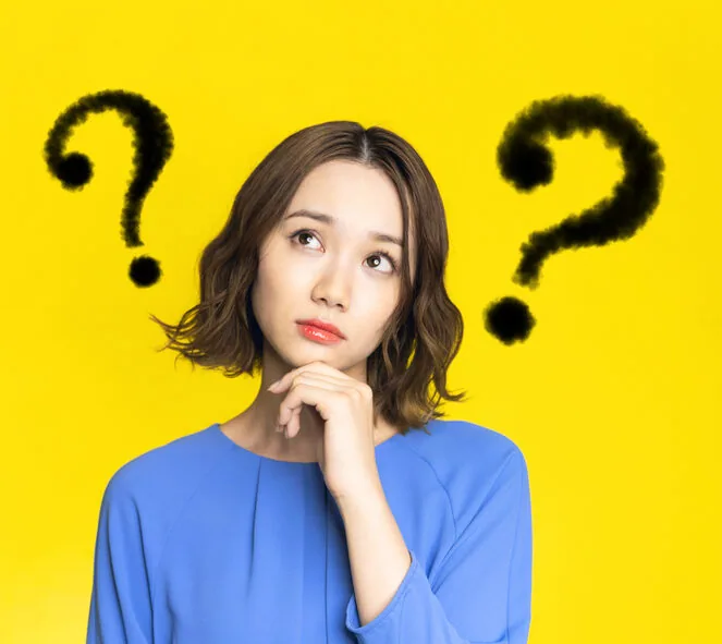考えている女性