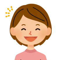 笑顔の女性
