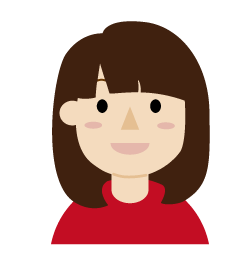 驚いている顔