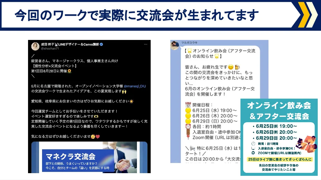 体的な企画