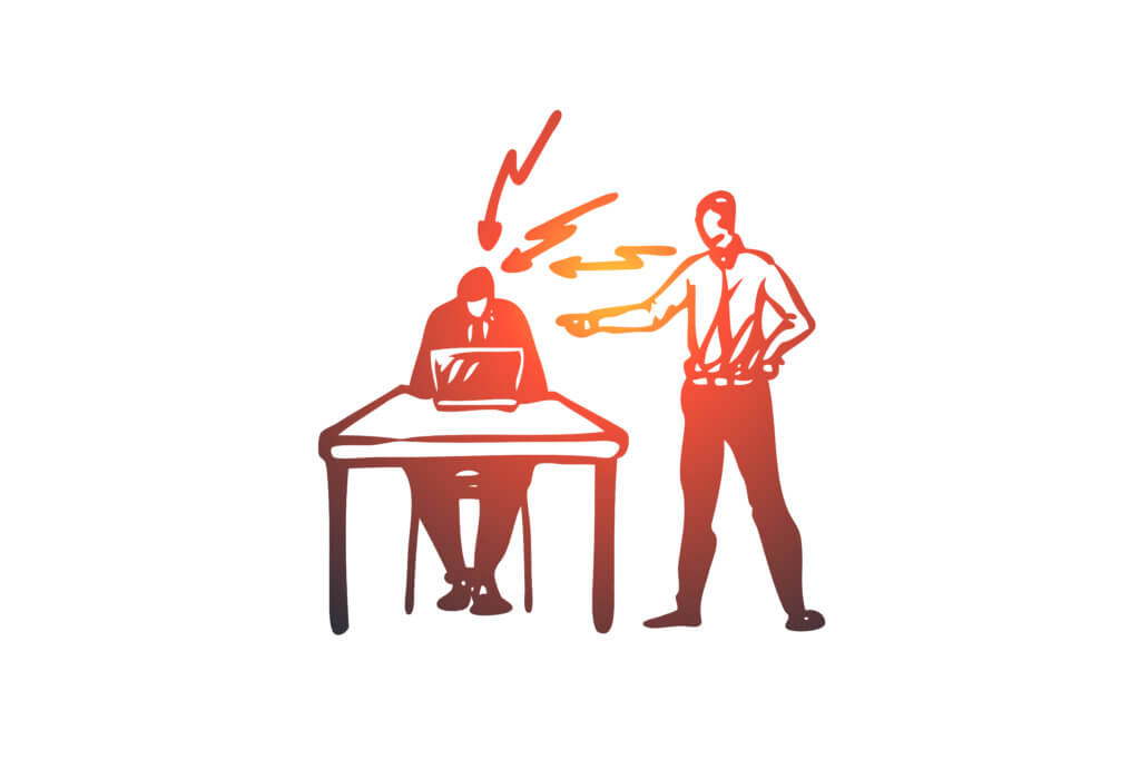 上司からのプレッシャー