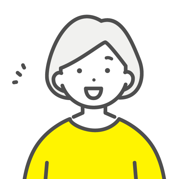 幸せそうな女性