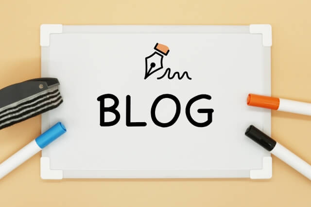 ブログと書かれた掲示板