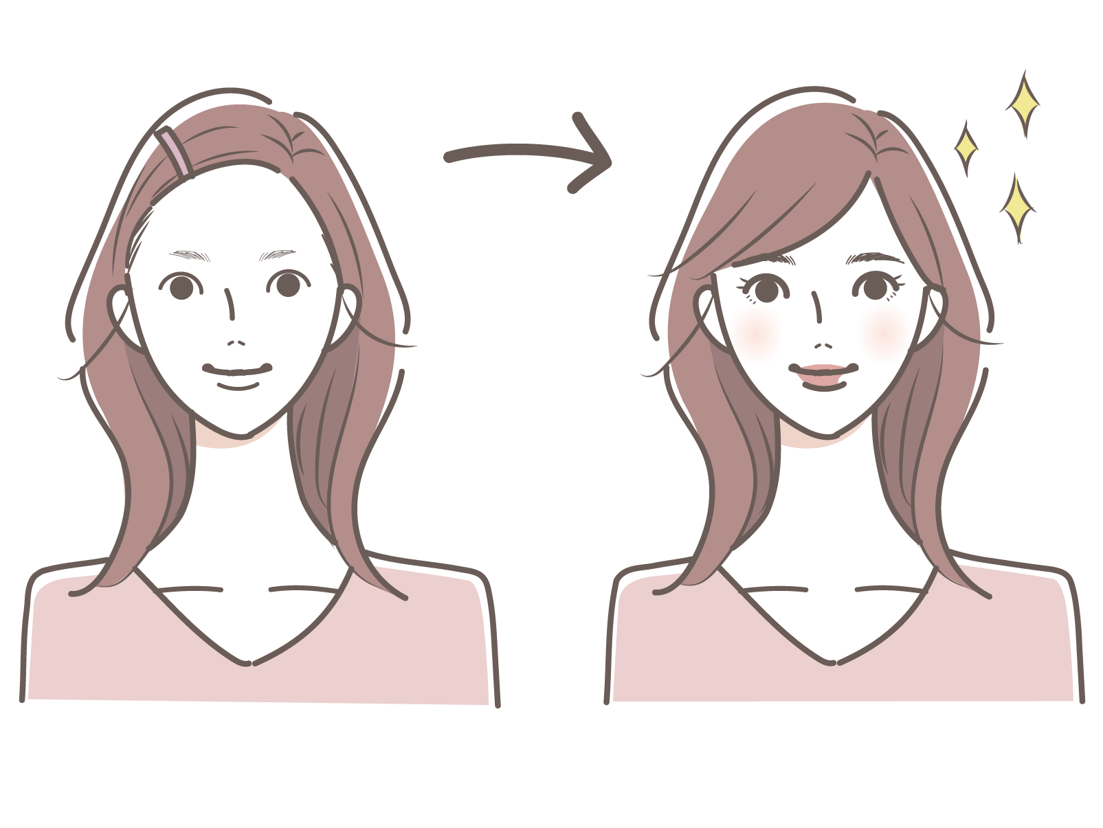 化粧に時間をかけない