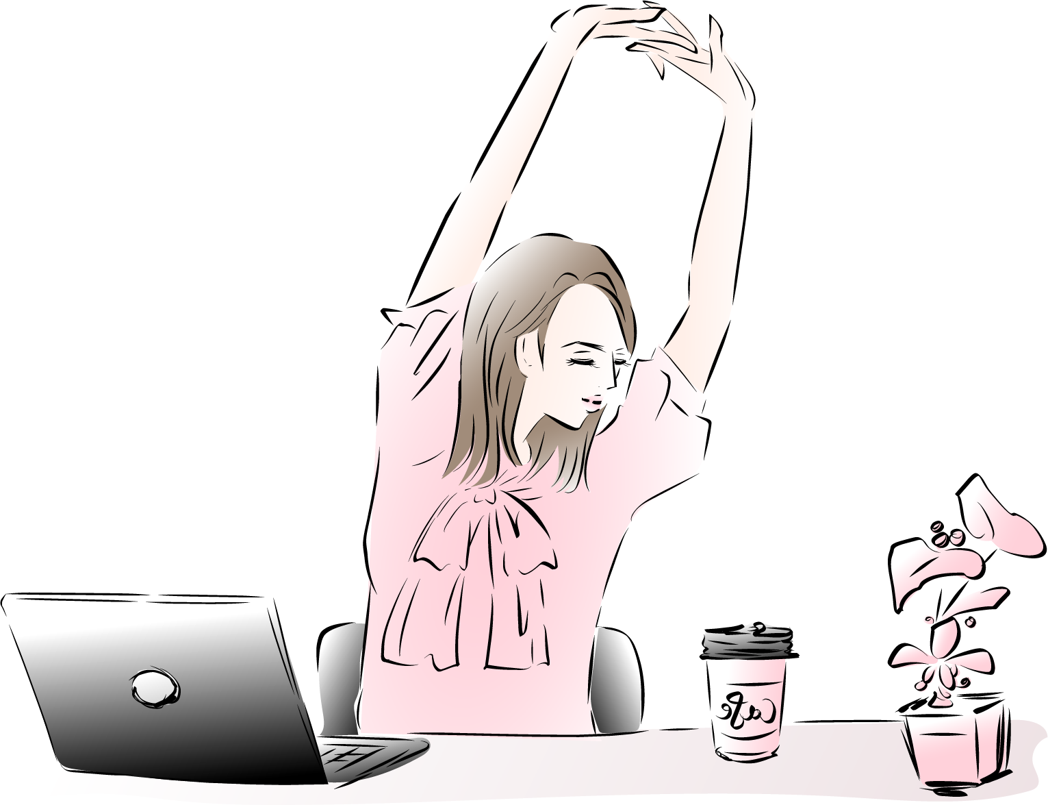 化粧に時間をかけない