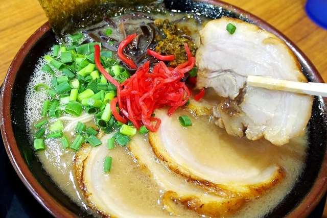 食べ物がおいしい　博多ラーメン<