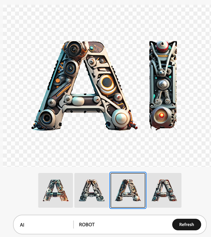 AIという飾り文字