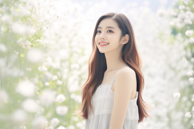 穏やかな雰囲気の女性